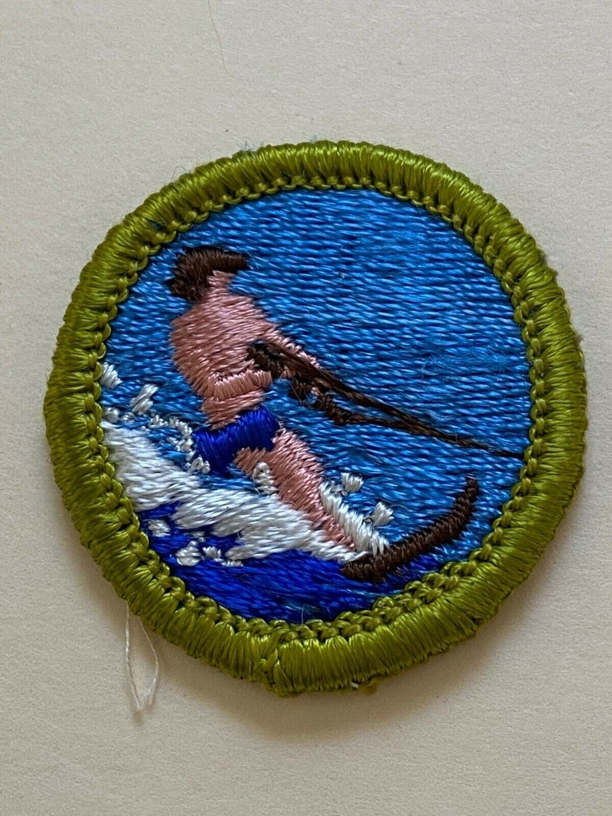 Vintage Bsa Waterskiing Merit Badge