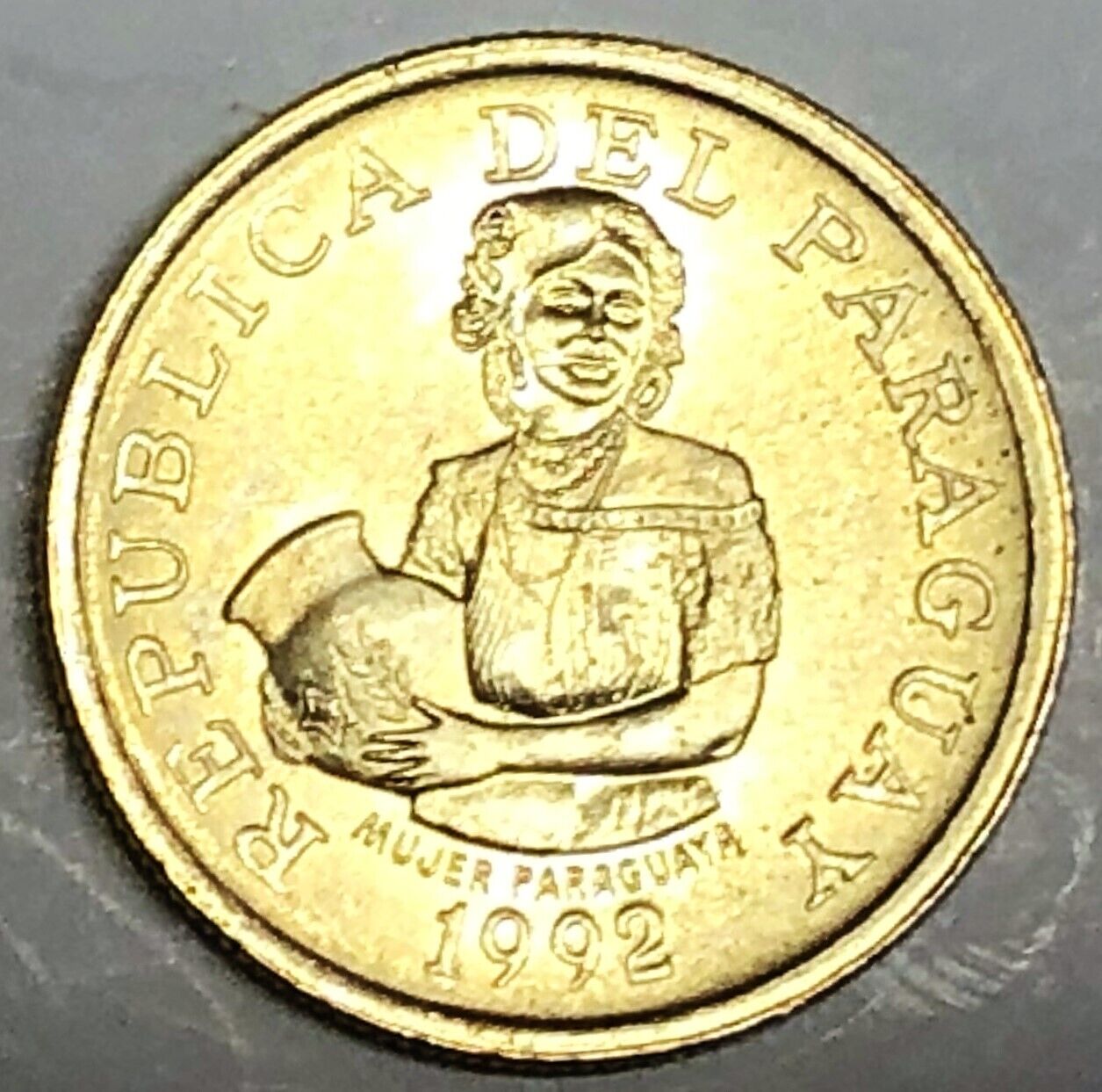 # C314   Paraguay   Coin,   5  Guaranies   1992