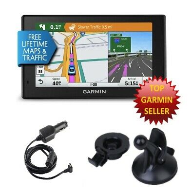 Garmin 50lmthd Drivesmart Gps Bundle, Free N American Maps, Car Charger