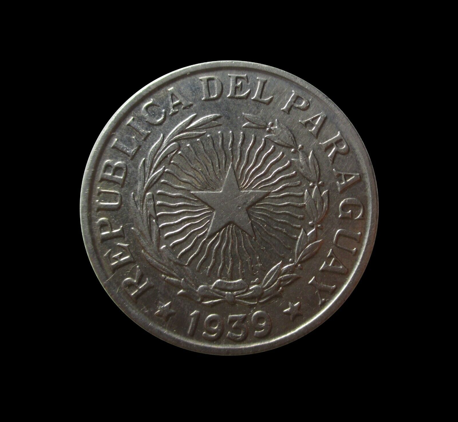 Paraguay 5 Pesos 1939 Km 18 #906#