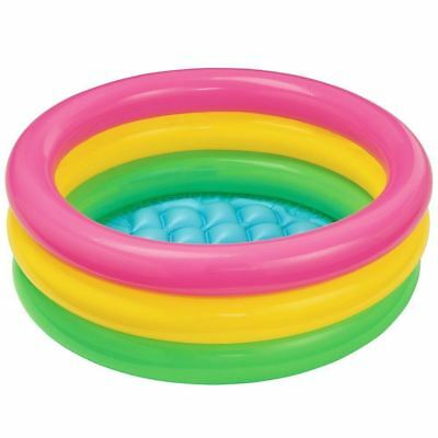Inflatable Toddler Pool 86cm X 25cm Bubble Beam Floor For Comfort