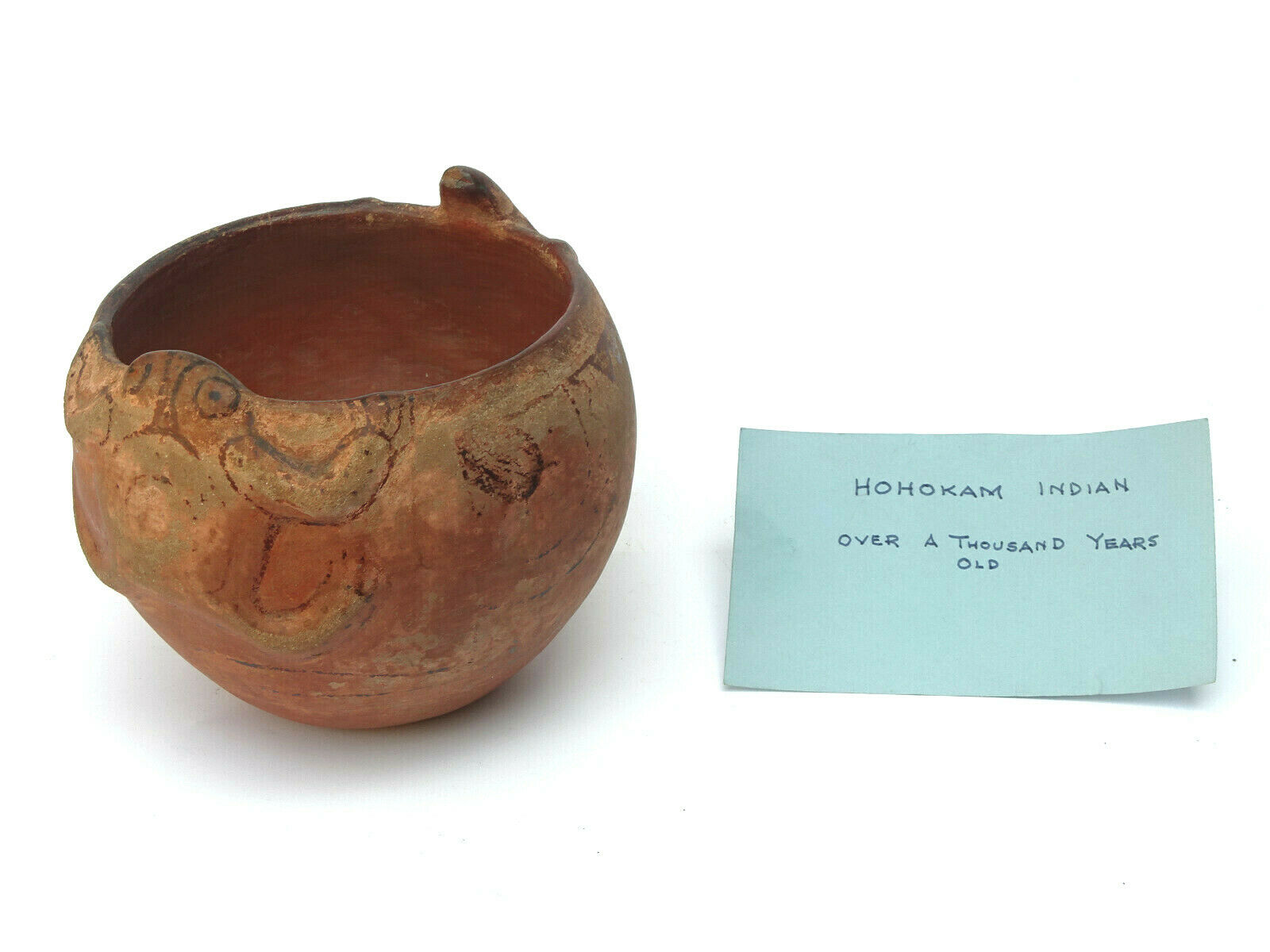 Ancient 1000 Ad Native American Indian Anasazi Hohokan Pottery Bowl- Lot 6