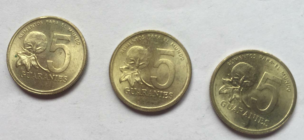 1992 Paraguay Coin Five Guaranies