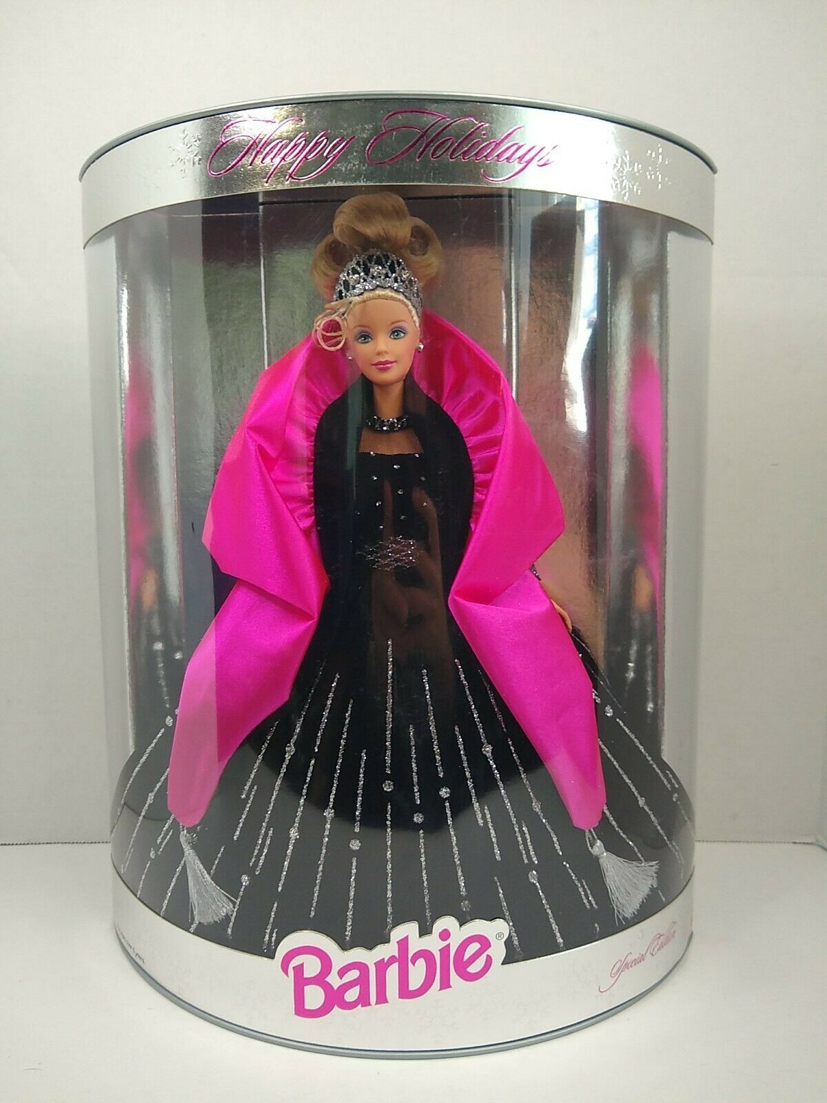 Happy Holidays Barbie Doll, Special Edition, blonde, Nrfb, 1998, Mattel #20200