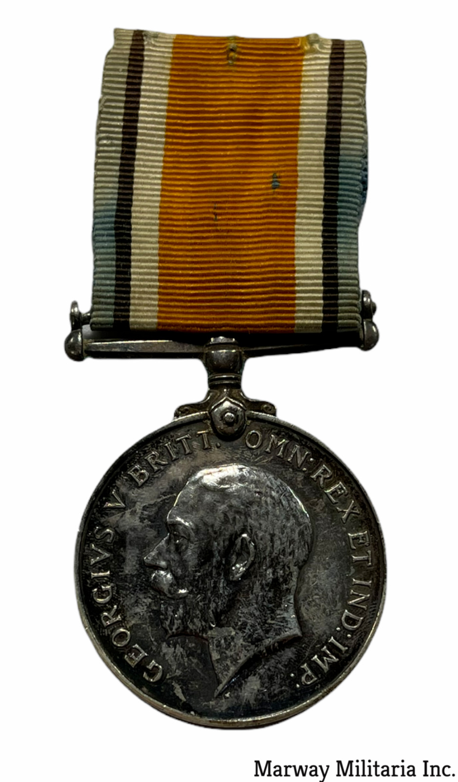 Ww1 War Medal 6439 Pte. J. Banks E Lan R (east Lancashire Regiment) (26154)