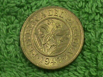 Paraguay    10 Centimos   1947   Unc  .