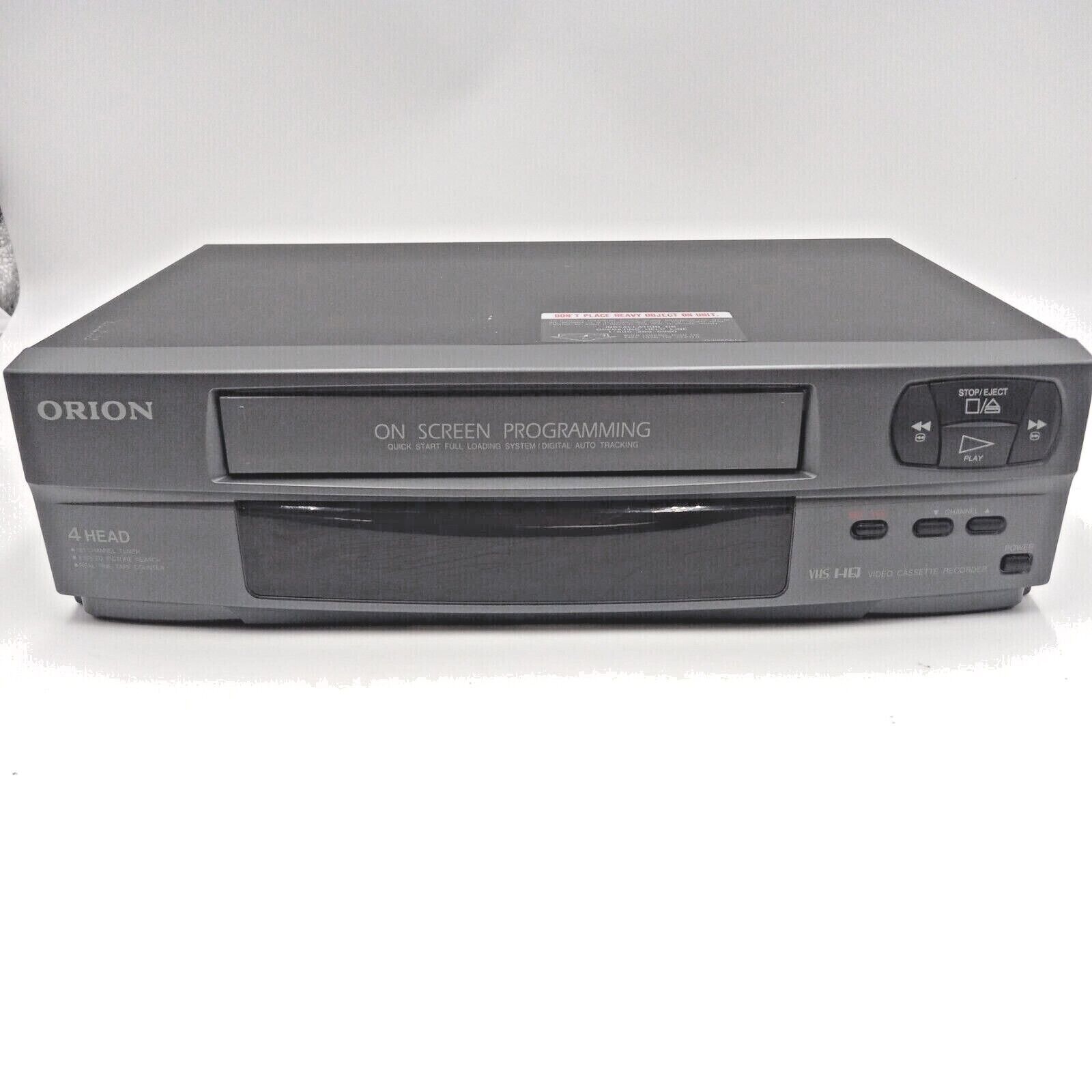 Orion Electric Vr0419 Vhs Vcr.    No Remote