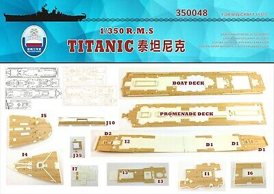 Shipyardworks 1/350 Wooden Deck Rms Titanic For Minicraft 11315 (350048)