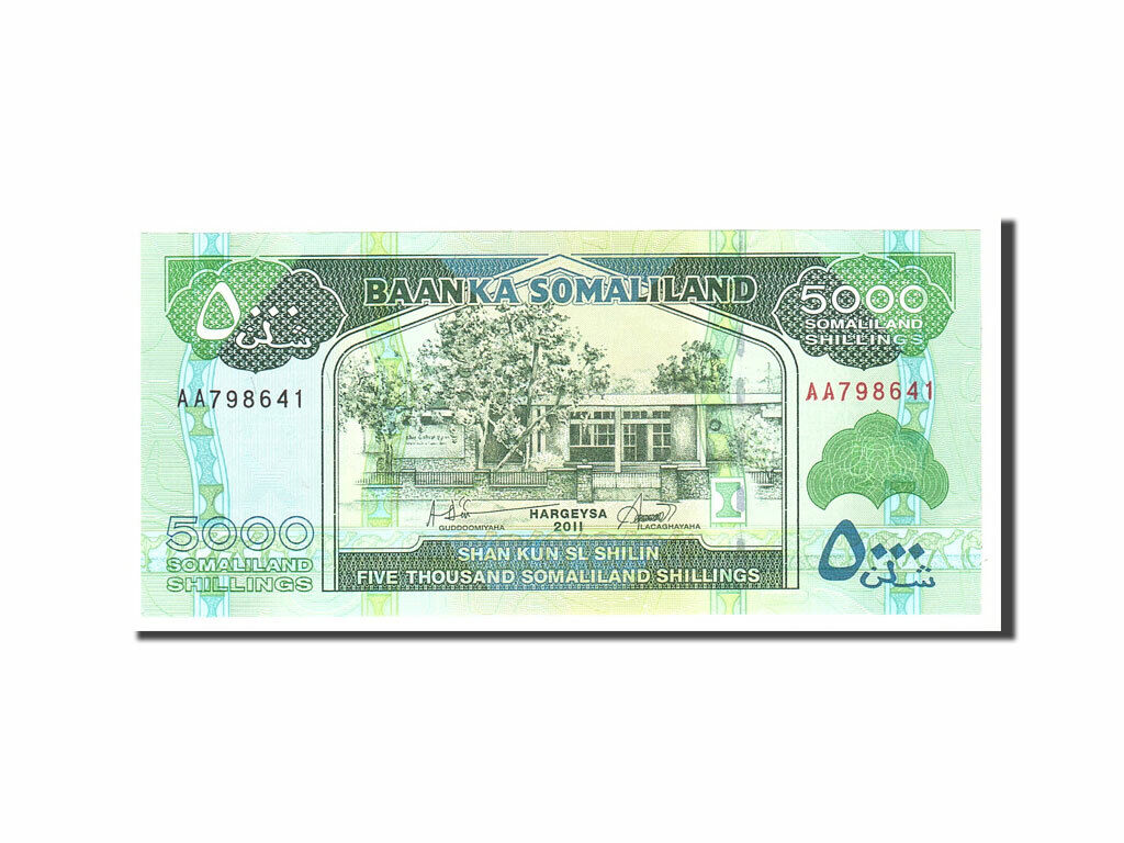 [#113732] Banknote, Somaliland, 5000 Shillings, 2011, Undated, Km:21, Unc