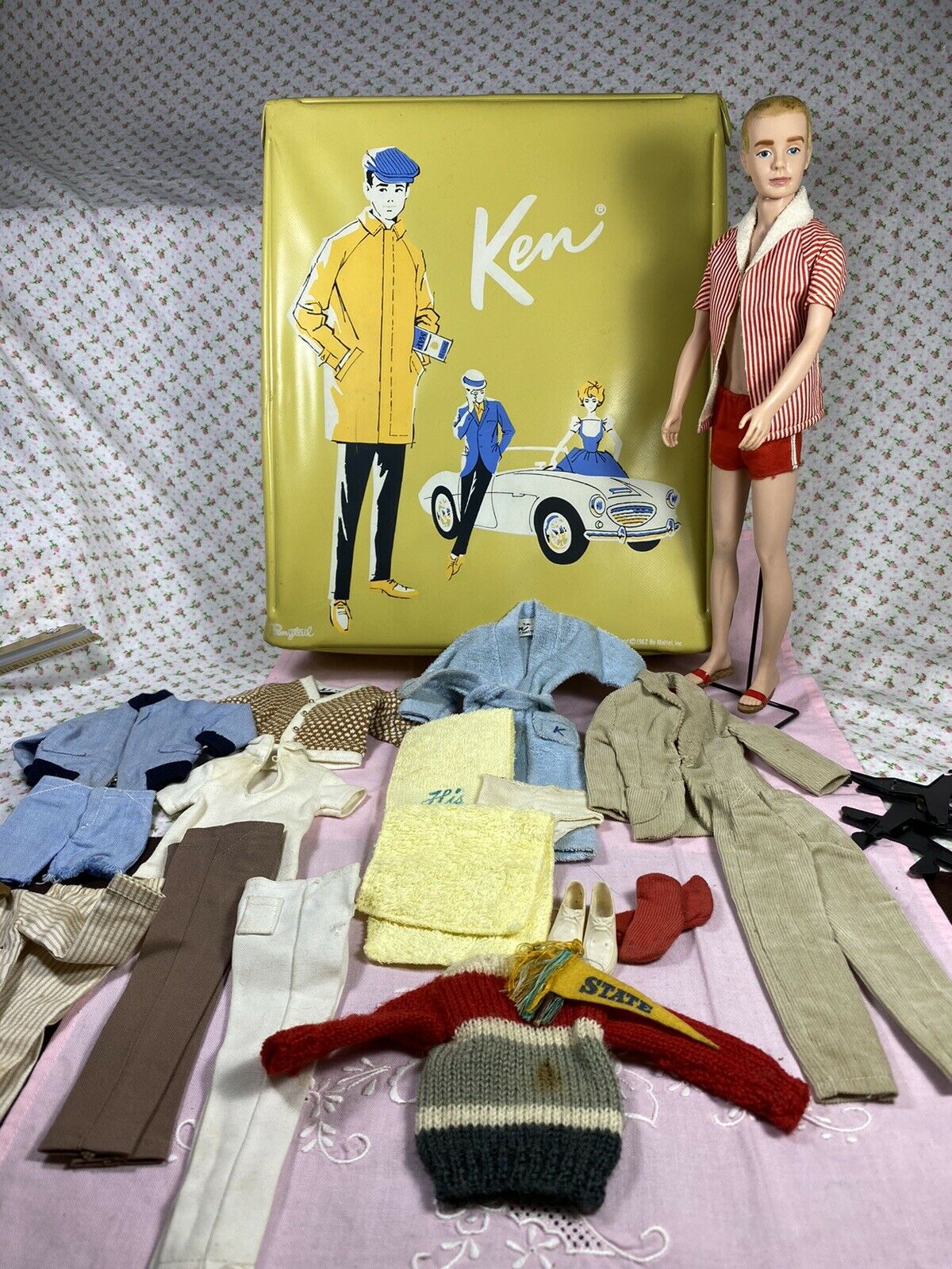 Circa 1962 Ken Doll And Clothing