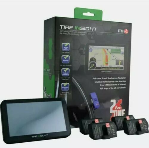 Tire Insight Full Color 5" Gps Navigation System Touch Screen With Tpms Sensors