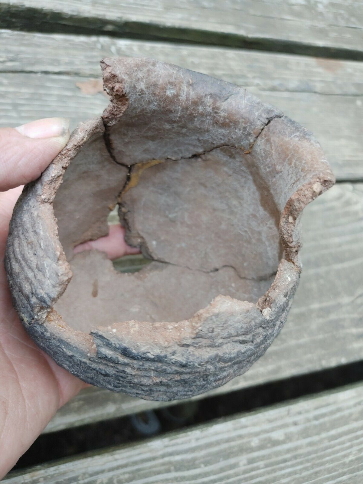 Mimbres Prehistoric Jar Antique New Mexico Ancient Deming Nm Partial #2