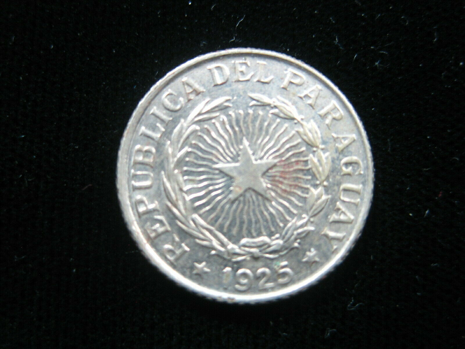 Paraguay 50 Centavos 1925 Km12 Au Sharp 930# World Money Coin