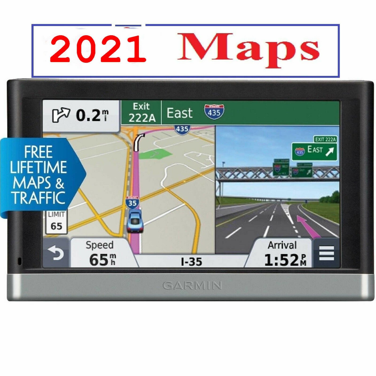 Garmin Nuvi 2597lmt Automotive Free Lifetime Maps & Traffic Updated 2021maps.