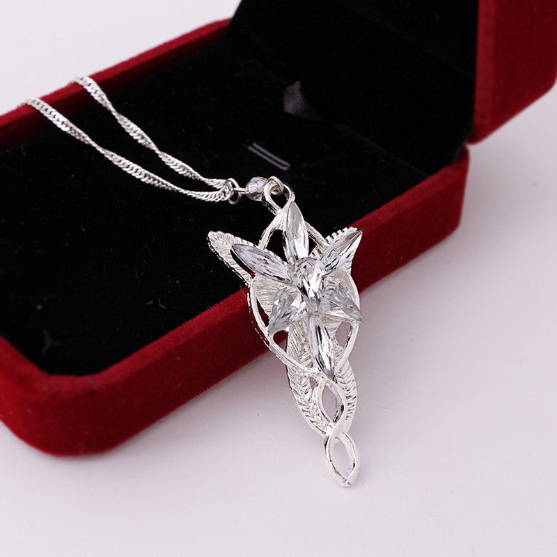 New Fashion Lord Of The Rings Pendant Arwen's Evenstar Necklace Jewerly